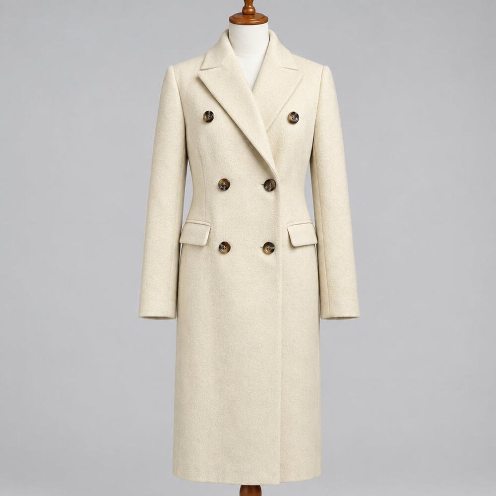 Ann Taylor yellow wool blend coat, size XS